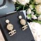 Chanel Earrings CE7997 inwhite Gold with Diamonds