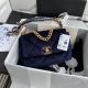 Chanel 19 Velvet Flap Bag in Royal Blue