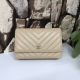Top Quality Chanel Classic Flap Bag in Camel Original Sheepskin Leather with Silver Hardware