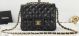 Chanel Classic MINI Flap Bag Black Sheepskin Leather Gold A1115