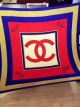 Chanel CC Logo Silk Scarf