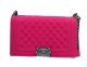 Boy Chanel Flap Shoulder Bag in Suede Leather - Rose