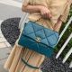 Chanel Blue Flap Bag AS1161 - Chanel 19 Collection