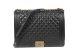Boy Chanel Black Sheepskin Flap Shoulder Bag A67087 - Brass Hardware