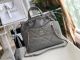 Chanel Classic Sheepskin Leather Shopping Bag in Grey - AS0985