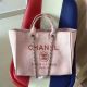Chanel Deauville Canvas Leather Tote Bag A68047