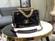 Chanel Classic Flap Bag in Black Sequins