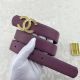 High-quality Imitation Chanel 30mm Leather Belt CH5235 Wine JK687