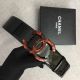Imitation Chanel Wide leather belt with 53 mm CC4270 black