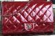 Chanel Classic Flap Bag Patent Leather A66465 Burgundy