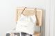 Chanel 22 Small Handbag in White and Gold Metal AS3260 with JK2311 Hardware