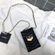 Chanel Black Calfskin Clutch with Gold-Tone Chain - A81226