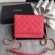 Chanel BOY Clutch with Chain in Rose Pink A84433, Key Words: Chanel, Clutch, Chain, Rose Pink