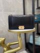 Boy Chanel Flap Shoulder Bag in Black Original Snake Leather with Gold-Tone Metal Hardware