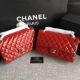 Chanel 2.55 Series Classic Flap Bag in Original Red Leather A1112 - JK5557lu18
