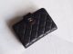 Chanel Classic Flap Sheepskin Wallet A48667 Black