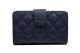 Knockoff Chanel Matelasse Bi-Fold Wallet Original Cannage Pattern Leather