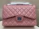 Chanel Jumbo Pink Sheepskin Leather Double Flap Bag A36097 Gold