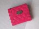 High-Quality Chanel Matelasse Bi-Fold Wallet with Rose Cannage Patterns A48980 Silver