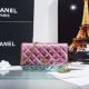 Best Chanel Classic Flap Bag Medium Black Caviar Leather Gold Hardware