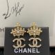 Fake Chanel Earrings - Upgraded Version with Classic Logo Design