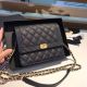 Boy Chanel Clutch with Chain in Black - A84433 JK4858
