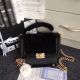 Chanel BOY CHANEL Orylag Calfskin & Gold-Tone Metal Handle Flap Bag - Black
