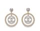 Chanel Style Earrings with Classic Design