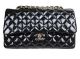 Chanel 2.55 Black Patent Leather Bag with Gold Hardware - A1112
