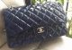 Chanel Classic Flap Bag Royal Patent Leather A1113 Silver with Chanel Keywords