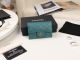 Chanel Calfskin & Gold-Tone Metal Card Holder - Green A80799