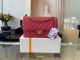 Chanel Grained Calfskin Classic Handbag with Gold Metal - Red