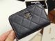 Chanel Classic Card Holder in Grained Calfskin and Gold-Tone Metal Black A69271