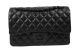 Chanel Classic Flap Bag in Original Sheepskin Leather - Black