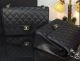Chanel Classic Flap Bag with Original Cannage Patterns in Black Color