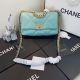Best CHANEL 19 Flap Bag AS1160 AS1161 AS1162 Blue Sky