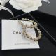 Chanel Replica Earrings with Classic Logo Design