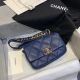 Chanel 19 Bodypack Sheepskin Leather in Dark Blue with JK4129UF26