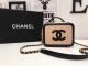 Chanel Cosmetic Bag in Original Cannage Pattern Pink and Black A93341, JK5946