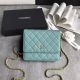 Top BOY CHANEL Clutch with Chain in Sky Blue, A84433, JK5019kr25