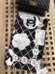 Chanel Camellia Silk Scarf