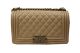 Boy Chanel Flap Shoulder Bag in Apricot Original Sheepskin A67025 Gold