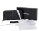Chanel Camellia Zip Around Wallet Black A50078