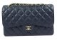 Chanel Gold Royal Cannage Pattern Classic Flap Bag CF1113