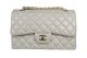 Chanel Classic Flap Bag in Off-White Original Leather with Gold Hardware