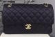 Chanel 2.55 Flap Bag in Deerskin Leather - Black A1112