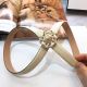Wide Calf Leather Belt from Chanel with 20mm Width