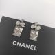 Chanel Replica Earrings CC Logo Diamond Embellished