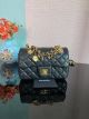 Chanel Classic Flap Shoulder Bag in Original Black Sheepskin Leather AS2326