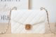 Replica Chanel Lambskin Flap Bag in White